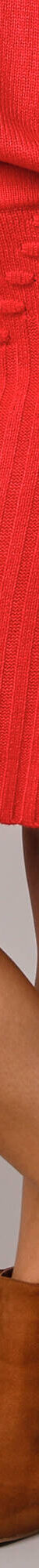 Jupe tricot en maille fantaisie (rouge) Jupe tricot en maille fantaisie (rouge)